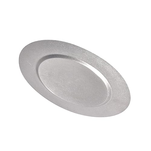 Ciieeo Multifunctional Stainless Steel Food Serving Plate Vintage Dinnerware for Home Outdoor Camping Hiking and Picnics Easy to Clean Space Saving Design