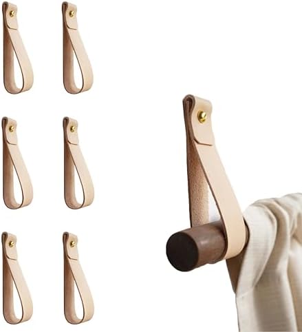 Amazon.com: Keyaiira 6PK Genuine Leather Sustainably Sourced The ...