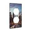 FEMOS Duplex Wall Plate Decorative Outlet Cover Plates, 2-Gang Light Switch, Switch Plate, Standard Size 4.5x2.76in - New York City, 11565-1 #1
