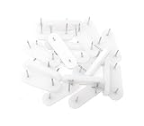 Honbay 20pcs Plastic Head Double Pins Bed Skirt Holding Pins Furniture Chair Leg Feet Pads Glide Nails - Only for Wood Products