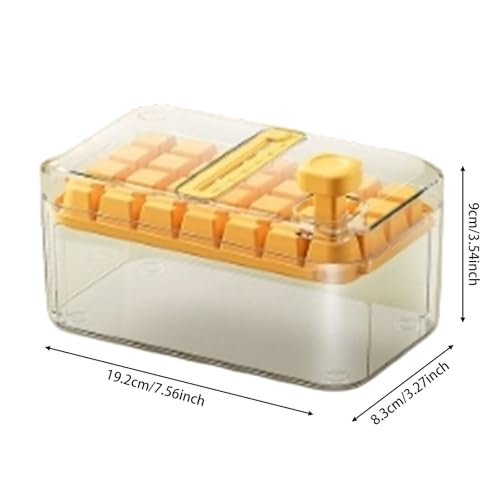 Ice Cube Tray with Lid And Bin, PET Silicone Large Capacity Press-Type Layered Design Sturdy Ice Cube Trays with a Spoon,Sealed and Dustproof Multi-Scenario Adaptation Ice Cube Mold for Home Drinks - image 3