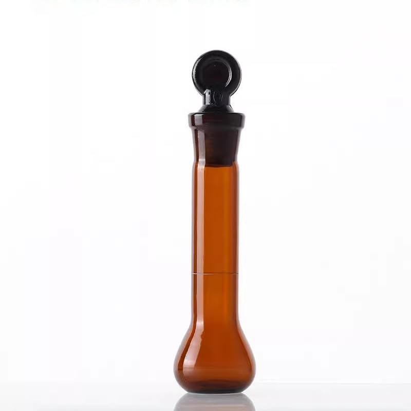 Matraz de vidrio de alto contenido en borosilicato Matraz aforado de vidrio de borosilicato en forma de pera(500ml)