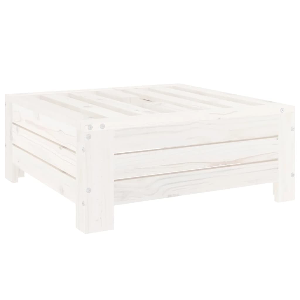 Rivestimento per supporto per ombrellone bianco, in legno di pino massiccio, 63,5 x 63,5 x 26 cm, copertura come tavolino per balcone, terrazza, giardino, piscina, fascino rustico