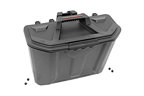 Rough Country Under Seat Storage Box for Can-Am Defender HD5 / HD8 / HD9 / HD10 (2016–2025) - Passenger Seat Drop-In Organizer, Water-Resistant, 3.7-Gallon Storage Capacity