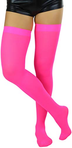 Image of ToBeInStyle Women's Nylon Thigh High Schoolgirl Opaque Stockings