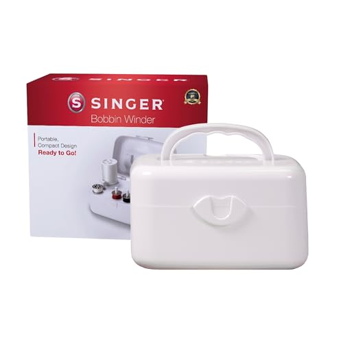 Image of SINGER Portable Bobbin Winder | Compact & Easy-to-Use Bobbin Winding Machine with Automatic Shut-Off | Compatible with Class 15 & 15J Bobbins