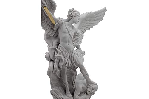 Estatua Resina San Miguel Arcángel 12" Hecha a Mano miniatura 5