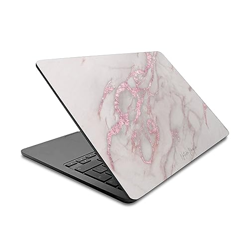 Protection MacBook Air 13.6 marbre rose pour bureau et café