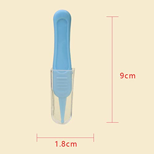 Pinças nasais para bebês da Exceart, 3 peças de segurança e limpeza de nariz de cabeça redonda, clip