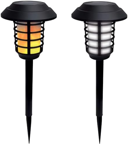 Bell + Howell 7210 Pathway Lights, 8 Pack, Black