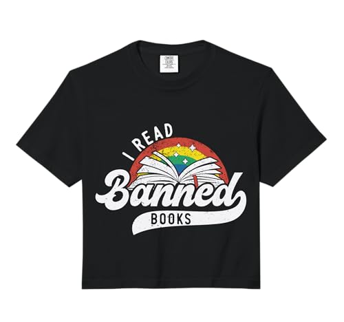 I Read Banned Books Comfort Colors Crop Top