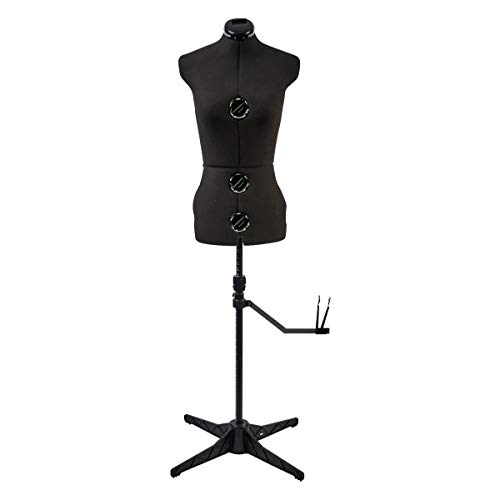 Maniquí Ajustable Pequeño Negro 8-Partes