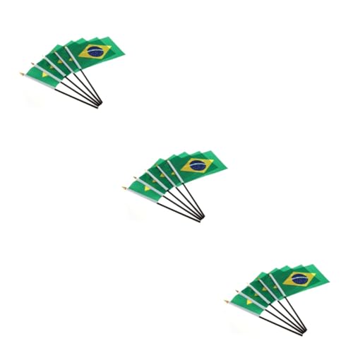 POPETPOP 15 Stk brasilien flaggen brasilianische flagge brazil flag handgehaltener Fahnenmast Palästina- Kuchendekorationen Bürodekoration Mini- handschwenkende Handheld POPETPOP 15 Stk brasilien flaggen brasilianische flagge brazil flag handgehaltener Fahnenmast Palästina- Kuchendekorationen Bürodekoration Mini- handschwenkende Handheld