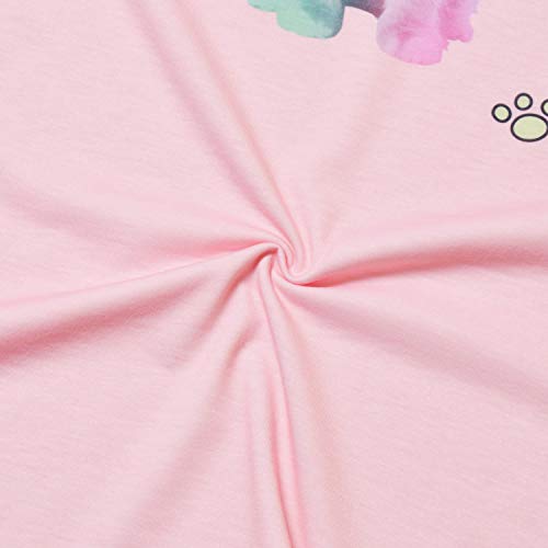 Qpancy Nightgowns For Toddler Girls Flutter Sleeve Cotton Sleepwear Night Dresses Cat #TOP4