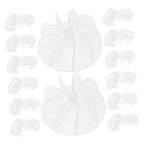 BCOATH 30 Stück Teiliges Haartrockner ventilatorflügel aus Kunststoff Kompatibel Geräuscharm Leistungsstark Passend für Salon Haushaltsföhne Einfache Montage und Wartung