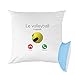 Produktbild Mygoodprice Kissen Volleyball m'appel, Bedruckt, 40 x 40 cm, zweifarbig Himbeere