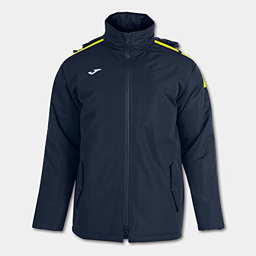 Joma L Anorak trivor, Unisex-Adult, Marino-Amarillo flúor
