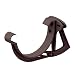 Produktbild INEFA Stirnbretthalter justierbar für Dachrinne halbrund, PVC NW100 / 100mm, Dunkelbraun Dachrinnenhalter Dachrinnenzubehör, Made in Germany