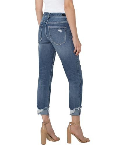ECO FRIENDLY GIRLFRIEND CUFFED JEANS BY LIVERPOOL LOS ANGELES3