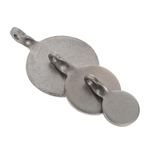 TOBBOMEY Objetivos Colgantes de Acero Inoxidable Portátil para Práctica de Tiro al Aire Libre Juego Robusto de 3 Piezas Diámetro de 2 3 y 4 CM Adecuado para Entrenamiento con Armas de