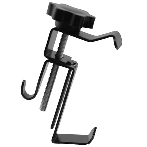 Image of TAODAN 4PCS Stainless Steel Adjustable Brick Hook Clips 2.63x1.77inch Outdoor Heavy Duty Brick Wall Hooks For Halloween Hanging Plants Colourful Lights Socks Picture Frames Wreaths Crafts Black