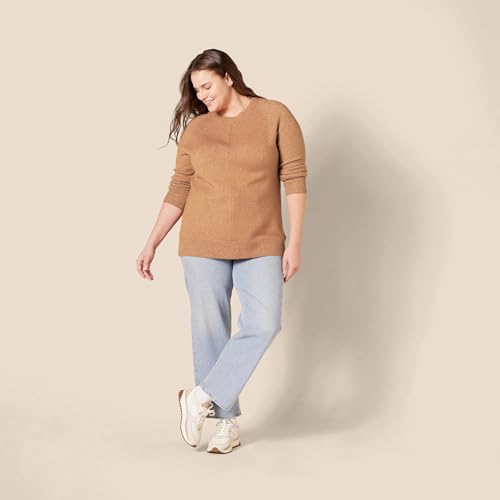 Image of Amazon Essentials Women's Regular-Fit Soft Touch Crewneck Long-Sleeve Sweater