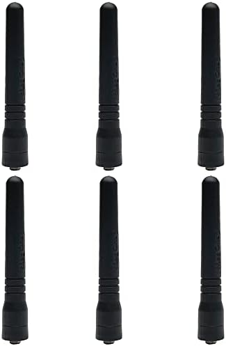 Antenne Courte Universelle 9 Cm UHF 400-470 MHz SMA – Pour Radio Portable, Noire, Générique