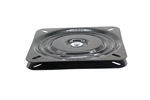 Ytsmotor Heavy Duty Bar Stool Swivel Replacement 360° Seat Swivel Base Bar Stool Swivel Plate Black (6 Inch) #TOP2