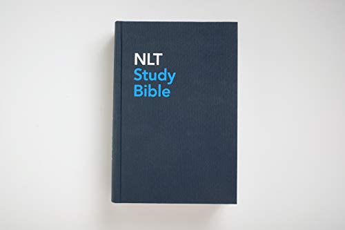 Nlt Study Bible (Red Letter, Hardcover Cloth, Blue) #TOP5
