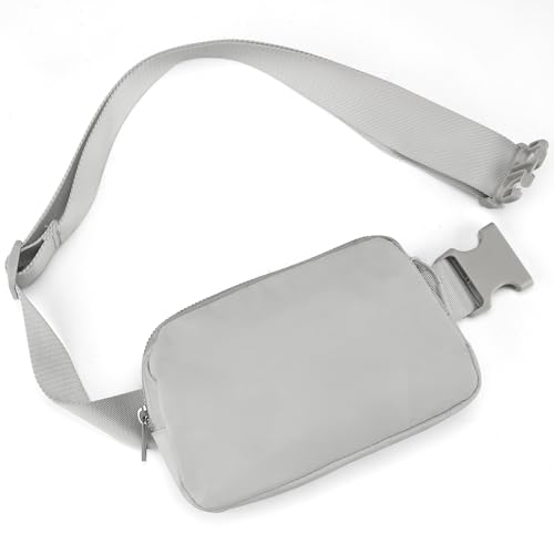 Image of JSJ Mini Fanny Pack for Women & Men,Valentines Day Gifts for Girls Teens Kids Daughter Sister Her,Trendy Stuff Crossbody Bags Cute Everywhere Belt Bags. (Gray)