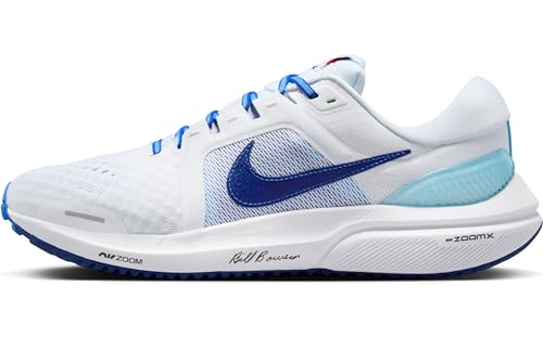 NIKE Air Zoom Vomero 16 PRM, Sneaker Hombre, White/Deep Royal Blue-University BL, 47.5 EU