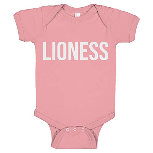 Sports Fan Tees Baby Romper Lioness 100% Cotton Infant Bodysuit