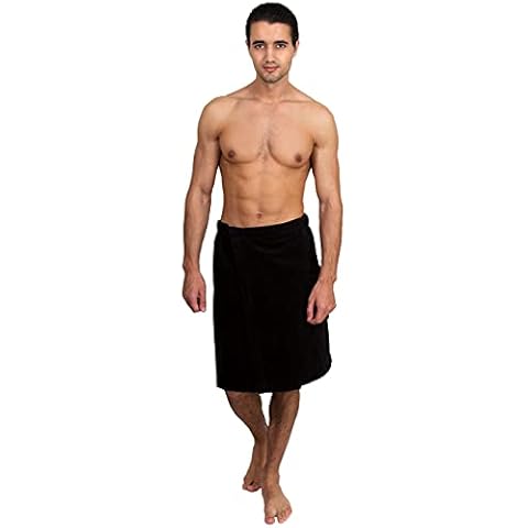 TowelSelections Men's Terry Velour Shower Wrap Cover