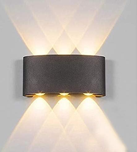 Smartway ® - 6 Watt Wall Lamp Led Curved for Home Decoration Outdoor / Indoor ( Warm White,Pack of 1)