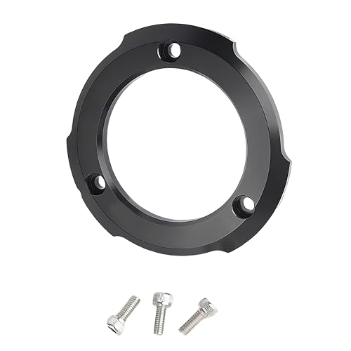 Tendrilora CT125適用 ハンターカブ(JA65) エンジンサイドカバー 保護パーツ エンジンガード 右クランクケースカバーリング カスタム (ブラック)