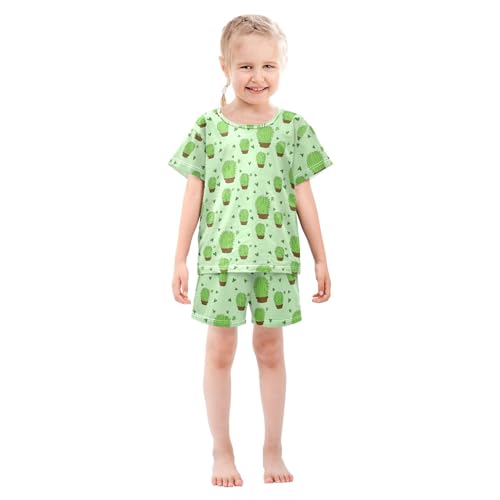 Cactus Pajama Set Pajamas Sleepwear Nightwear Loungewear Clothes Set B0404613