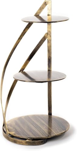 HowHomely Etagere 3 Etagen 60 cm Hoher für Torten Cupcakes und Muffins –...