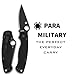 Spyderco Para Military 2 Folding Pocket Knife with 3.4