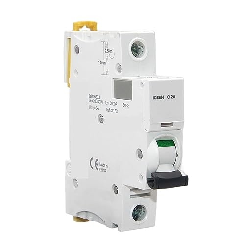 Disjoncteur A9F18102 iC65N MCB 1P C2A protection surcharge tableau
