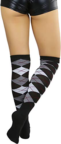Image of ToBeInStyle Women's Acrylic Knee High Print Socks