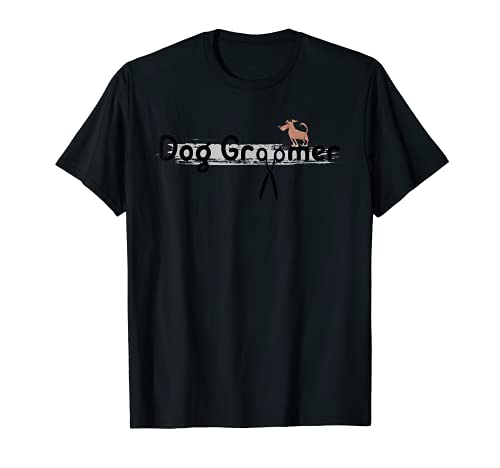 Dog Groomer - Puppy Care Grooming Cuddler Furologist T-Shirt, Black