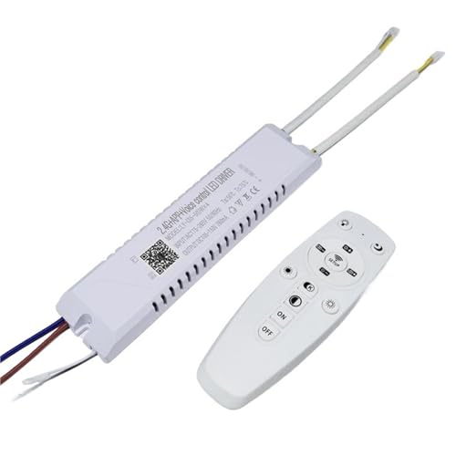 Pilote LED intelligent pour réparer le lustre bicolore du salon 35-50W