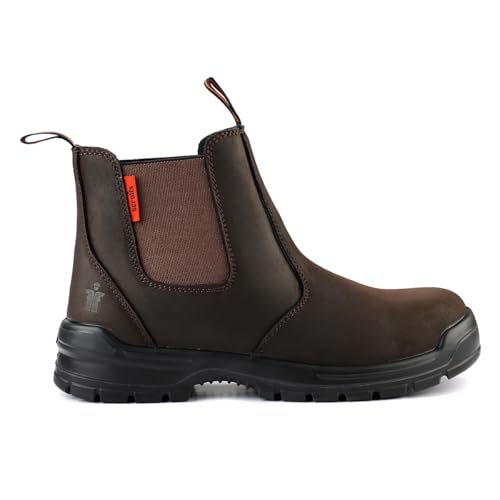 Scruffs Homme Croften Safety Dealer Boots bottine Chelsea en cuir premium