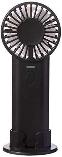 Tragbarer Mini-Ventilator mit USB-Anschluss, wiederaufladbar, verstellbar, mit Powerbank, kleine Klimaanlage, Rot