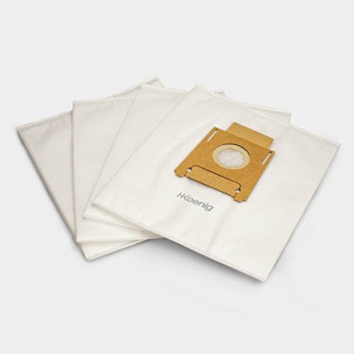 H.KOENIG SC0612 LOT DE 12 SACS EN FIBRES SYNTHETIQUE POUR ASPIRATEUR AXO6