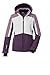 killtec Damen Skijacke/Funktionsjacke mit abzippbarer Kapuze und Schneefang KSW 28 WMN SKI JCKT, pflaume, 38, 43414-000