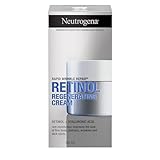 Neutrogena Retinol Face Moisturizer, Rapid Wrinkle Repair, Daily Anti-Aging Neck & Face Cream with Hyaluronic Acid, Retinol Cream, Fragrance Free, Fades Fine Lines, Wrinkles and Dark Spots, 48 mL