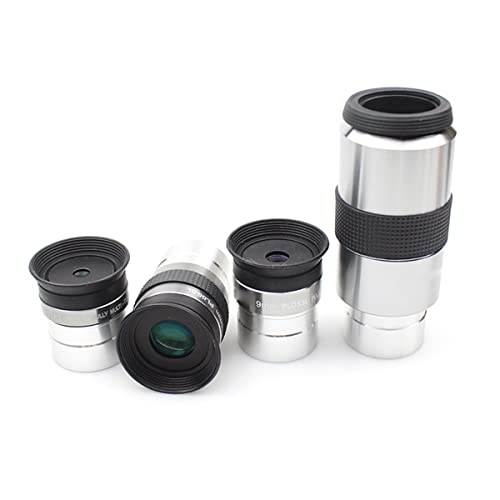 Kit de oculares para telescopio de 1.25" con lentes de 6mm, 9mm, 15mm y 40mm para observaciones astronómicas