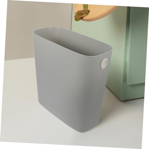 ABOOFAN 2 piezas caneca de basura rectangular para hogar miniatura 2
