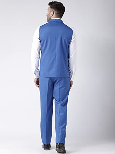 Image of hangup Men's Synthetic Notch Lapel Suit (2BasketTR Dblue 38 Dark Blue